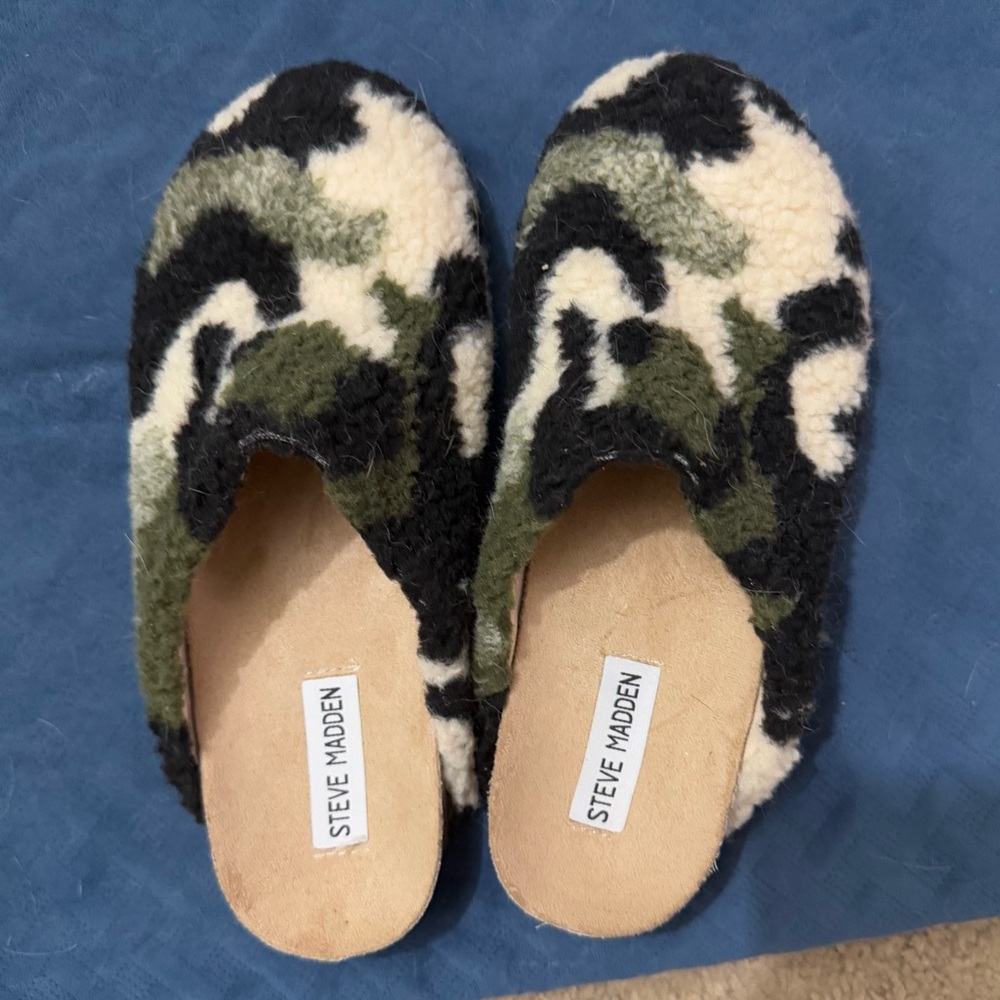 Steve Madden camo clogs
